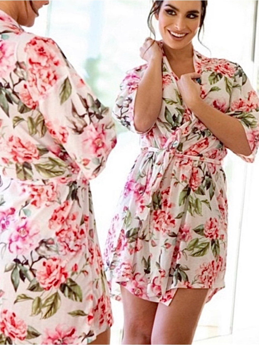 NEW Show Me Your MuMu Garden of Blooms Brie floral robe - Picture 4 of 7